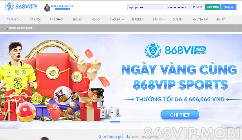 Cập nhật phương thức đăng nhập 868VIP Cập nhật phương thức đăng nhập 868VIP